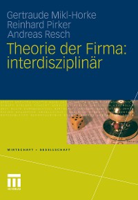 Cover Theorie der Firma: interdisziplinär