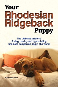 Cover Your Rhodesian Ridgeback Puppy