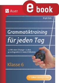 Cover Grammatiktraining für jeden Tag Klasse 6