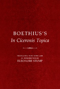 Cover Boethius's "In Ciceronis Topica"