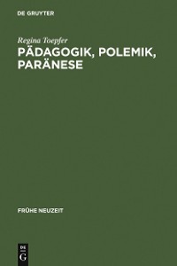 Cover Pädagogik, Polemik, Paränese
