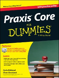 Cover Praxis Core For Dummies, with Online Practice Tests