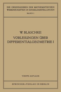Cover Vorlesungen Über Differentialgeometrie I