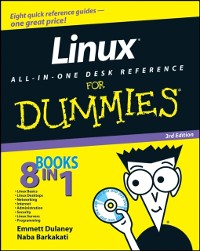 Cover Linux All-in-One Desk Reference For Dummies