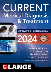 Cover CURRENT Medical Diagnosis and Treatment 2024