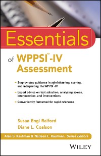 Cover Essentials of WPPSI-IV Assessment