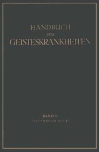 Cover Handbuch der Geisteskrankheiten