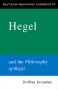 Cover Routledge Philosophy GuideBook to Hegel and the Philosophy of Right