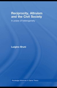 Cover Reciprocity, Altruism and the Civil Society