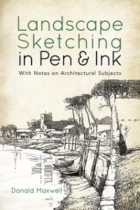 Cover Landscape Sketching in Pen and Ink