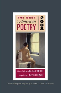Cover Best American Poetry 2008