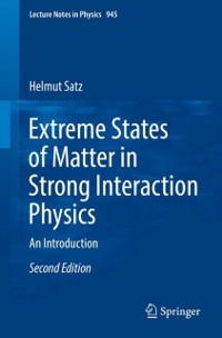 Cover Extreme States of Matter in Strong Interaction Physics