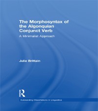 Cover The Morphosyntax of the Algonquian Conjunct Verb