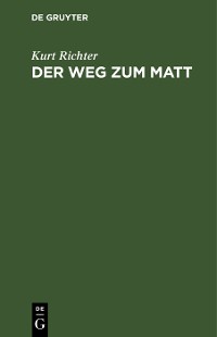 Cover Der Weg zum Matt