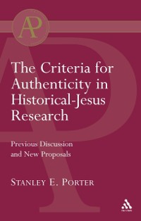 Cover Criteria for Authenticity in Historical-Jesus Research