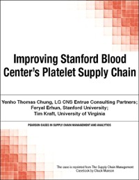 Cover Improving Stanford Blood Center's Platelet Supply Chain