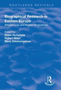 Cover Biographical Research in Eastern Europe