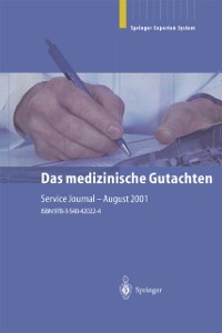 Cover Das medizinische Gutachten