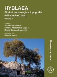 Cover Hyblaea: Studi di archeologia e topografia dell’altopiano ibleo