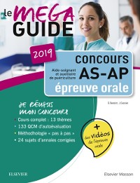 Cover Méga Guide Oral AS/AP 2019 - Concours Aide-soignant et Auxiliaire de puériculture