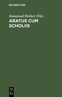 Cover Aratus cum scholiis