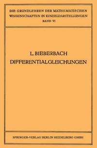 Cover Theorie der Differentialgleichungen