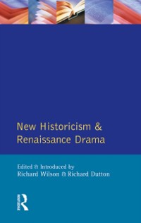 Cover New Historicism and Renaissance Drama
