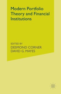 Cover Modern Portfolio Theory and Financial Institutions