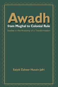 Cover Awadh From Mughal to Colonial Rule