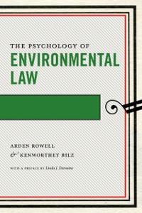 Cover Psychology of Environmental Law