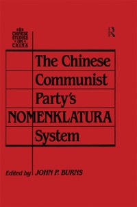 Cover The Chinese Communist Party''s Nomenklatura System