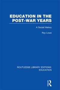 Cover Education in the Post-War Years