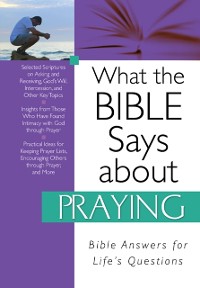 Cover What the Bible Says about Praying