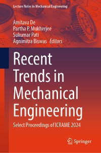 Cover Recent Trends in Mechanical Engineering