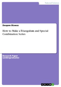 Cover How to Make a Triangulum and Special Combination Series