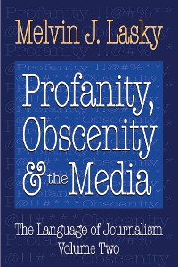 Cover Profanity, Obscenity and the Media