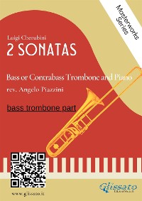 Cover (trombone part) 2 Sonatas by Cherubini - Bass Trombone and Piano