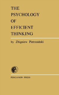 Cover Psychology of Efficient Thinking
