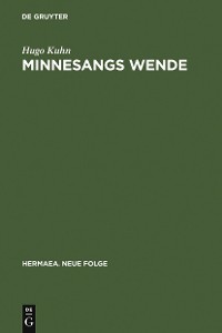 Cover Minnesangs Wende