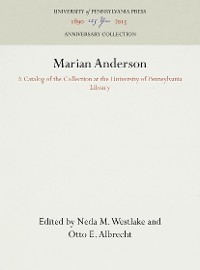 Cover Marian Anderson