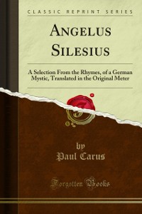 Cover Angelus Silesius