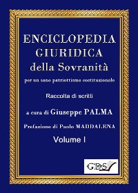 Cover ENCICLOPEDIA GIURIDICA della Sovranità per un sano patriottismo costituzionale