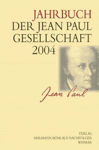Cover Jahrbuch der Jean Paul Gesellschaft 2004