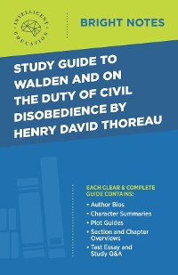 Cover Study Guide to Walden and On the Duty of Civil Disobedience by Henry David Thoreau