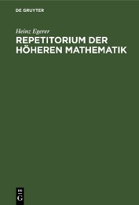 Cover Repetitorium der höheren Mathematik