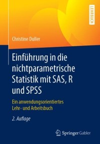 Cover Einführung in die nichtparametrische Statistik mit SAS, R und SPSS