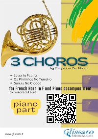 Cover Piano accompaniment part: 3 Choros by Zequinha De Abreu for Horn and Piano