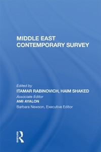 Cover Middle East Contemporary Survey, Volume Xi, 1987