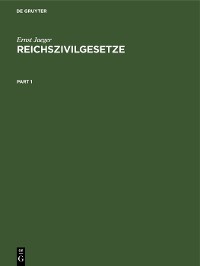 Cover Reichszivilgesetze