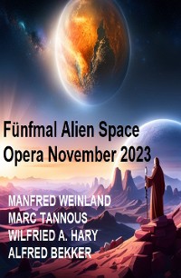 Cover Fünfmal Alien Space Opera November 2023